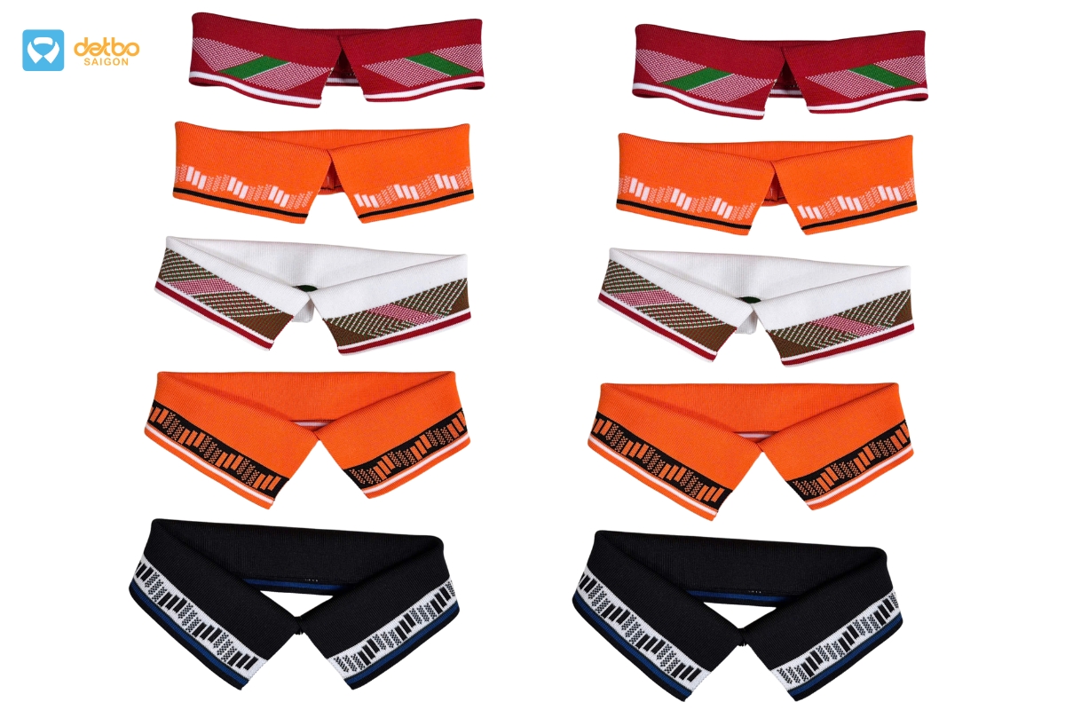 Bo mắt chim cấu trúc thoáng, bền form, phù hợp áo polo và đồng phục doanh nghiệp