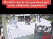 Ngôi nhà thường xuyên 'đón' khách lạc tay lái dưới chân cầu