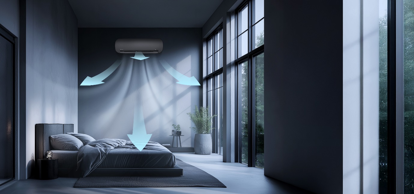 Điều hòa không khí AIR CREATOR với thiết kế liền khối mềm mại cùng tương thích với nhiều không gian sống