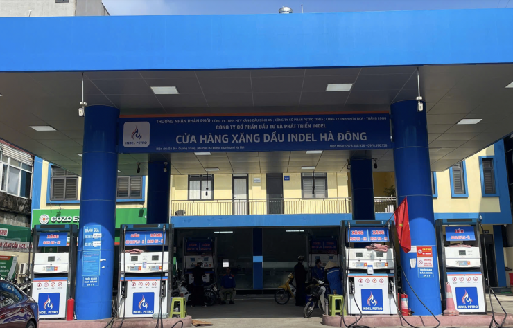 Một cửa hàng xăng dầu thuộc&nbsp;thuộc Công ty Cổ phần Đầu tư và Phát triển INDEL (INDEL CORP)