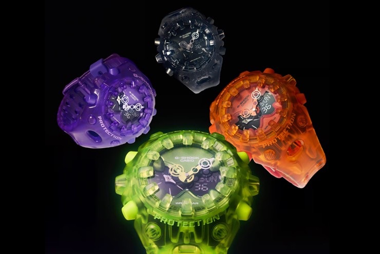 G-Shock GA-V01 mang đến phong cách thiết kế Y2K.