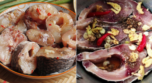 Cá tươi ướp trước khi nấu, món ăn sẽ đậm đà mà không bị nát. Khâu ướp cá các bạn cũng cần phải để ý đến.