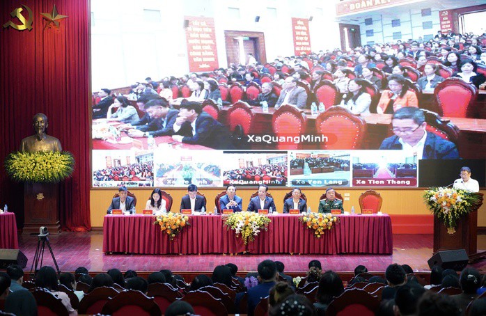 Các ứng cử viên đại biểu HĐND TP Hà Nội nhiệm kỳ 2026-2031 tại hội nghị