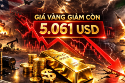 Giá vàng thế giới tiếp tục giảm