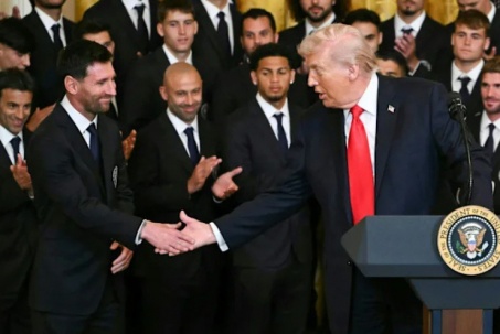 Messi diện kiến Tổng thống Donald Trump ở Nhà Trắng, được ca ngợi đặc biệt
