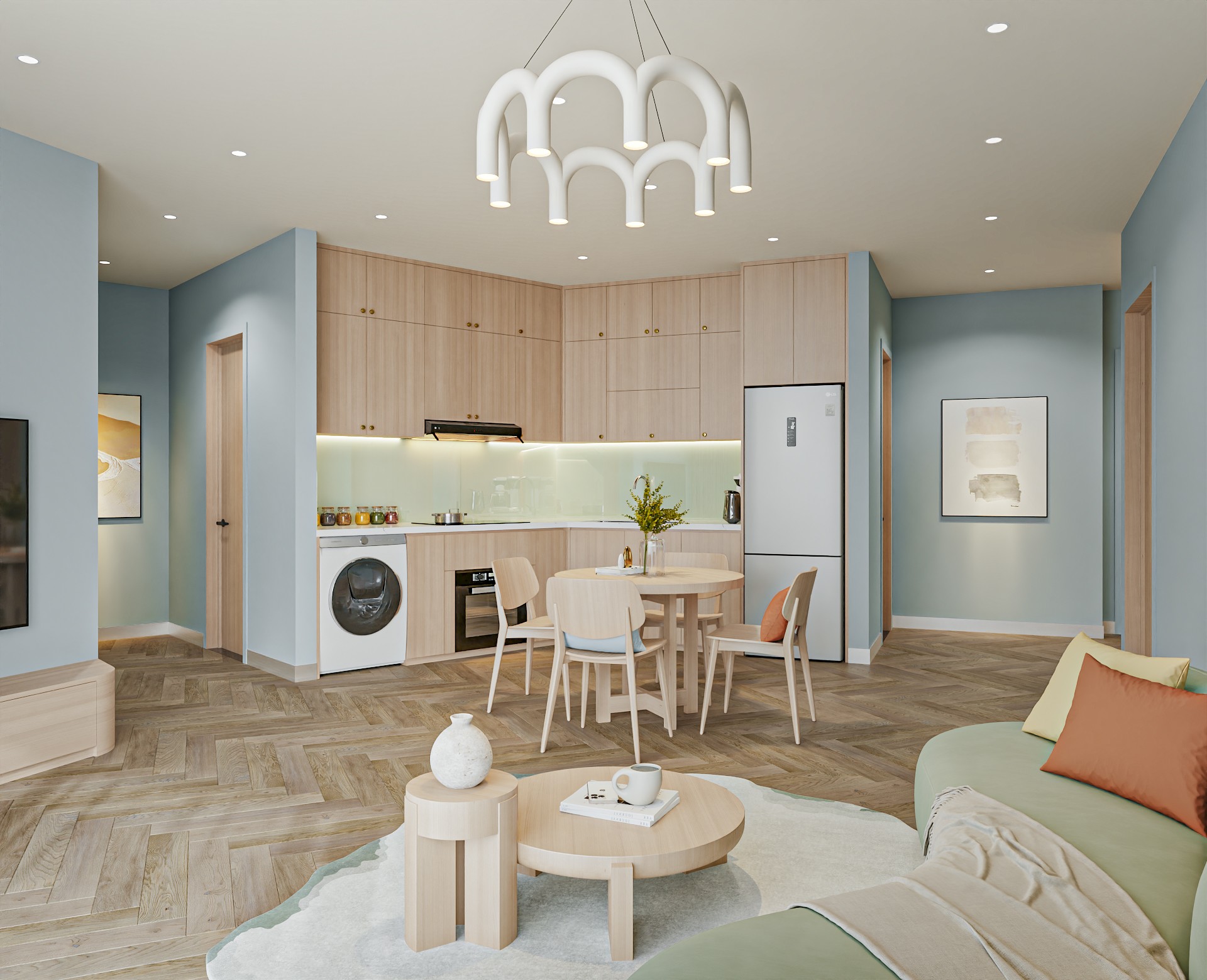 Căn hộ giả lập giúp học sinh thực hành các thói quen chăm sóc bản thân hàng ngày, các kỹ năng tự phục vụ thiết yếu trong bối cảnh gần gũi với đời sống thực, từ đó dần hình thành khả năng sống tự lập, chuẩn bị cho cuộc sống độc lập sau này.