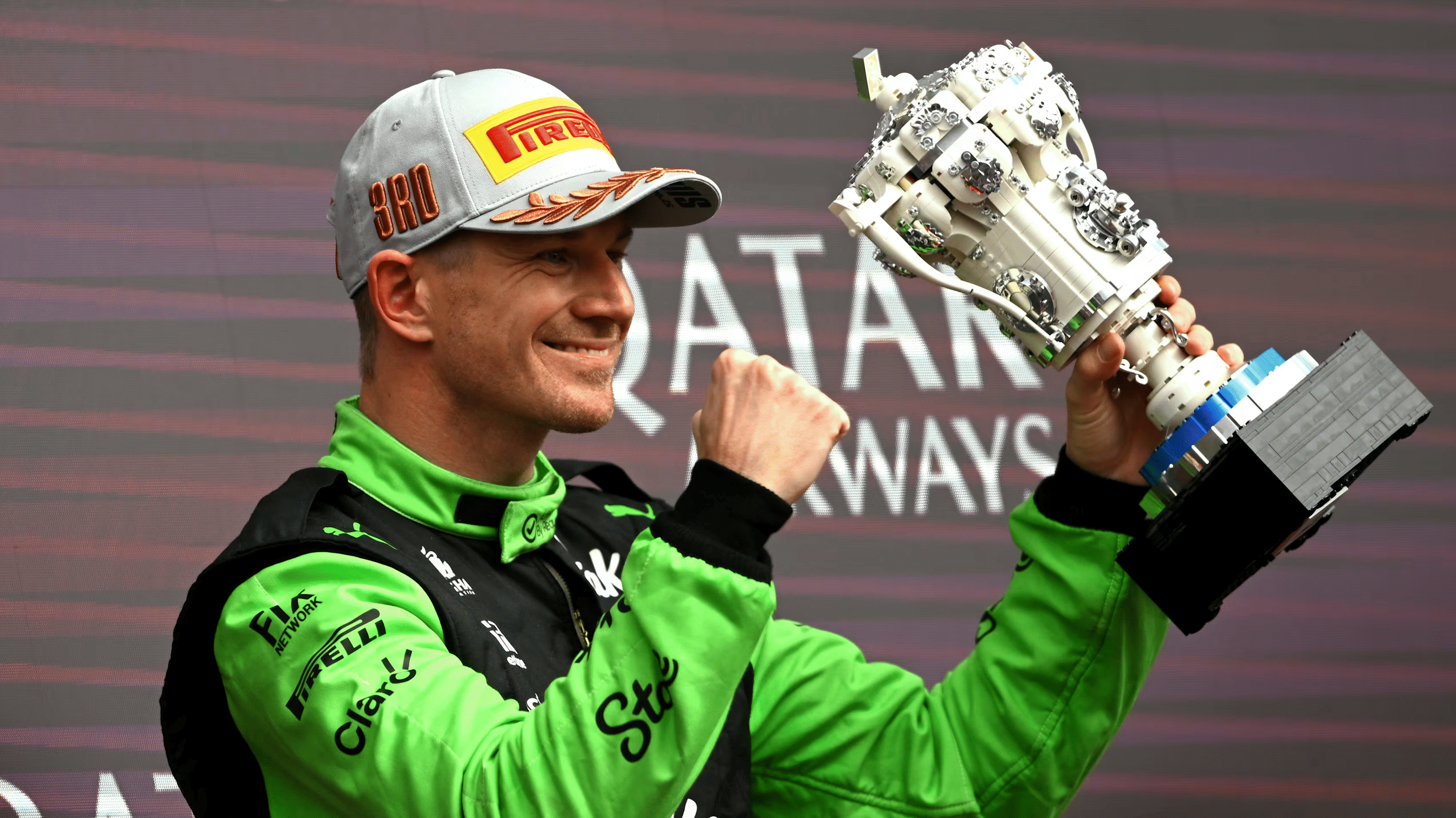 &nbsp;Hülkenberg có được podium đầu tiên cùng Sauber (hiện là Audi)