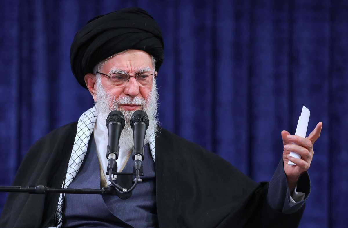 Cố&nbsp;Lãnh tụ tối cao Iran Ali Khamenei. Ảnh: AP