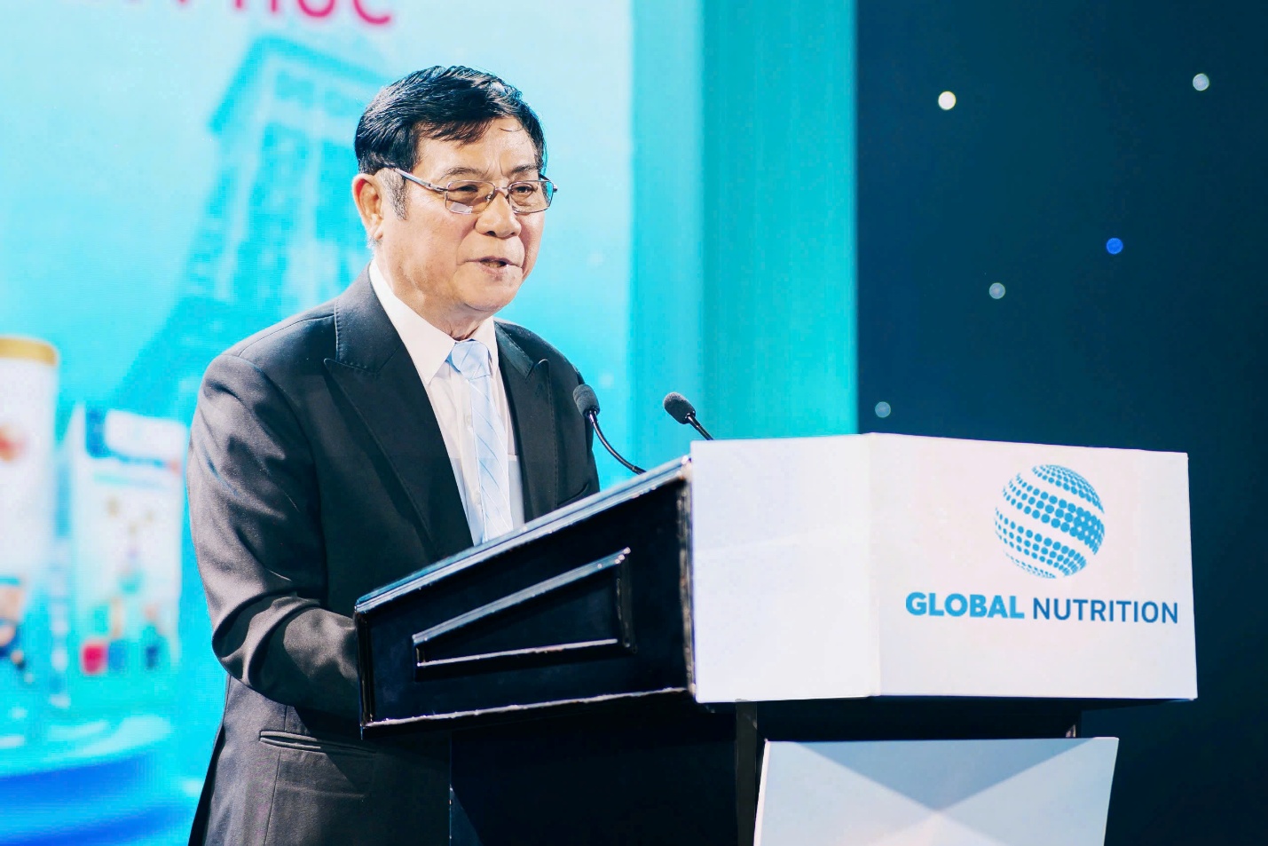Phó Giáo sư, Tiến sĩ Trần Quang Trung – Chủ tịch Hiệp hội Sữa Việt Nam chia sẻ tại Hội thảo do Global Nutrition tổ chức.