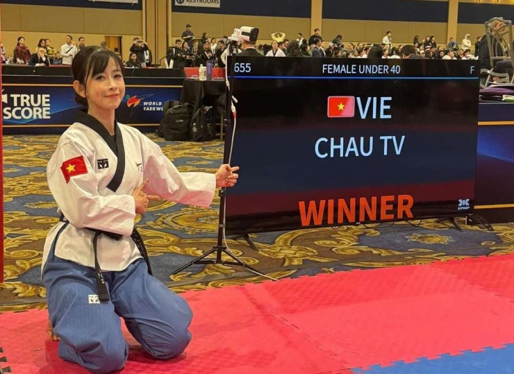 Châu Tuyết Vân giành chiến thắng ở chung kết. Ảnh: FBNV