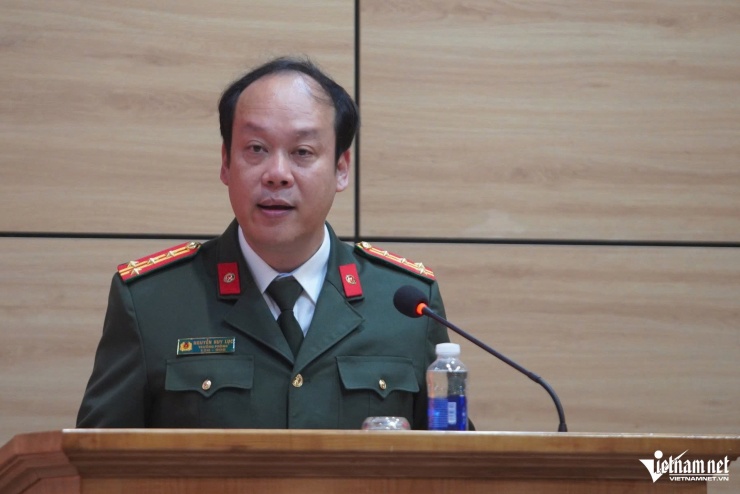 Đại tá Nguyễn Huy Lục - Trưởng Phòng 5, A05. Ảnh: Đình Hiếu