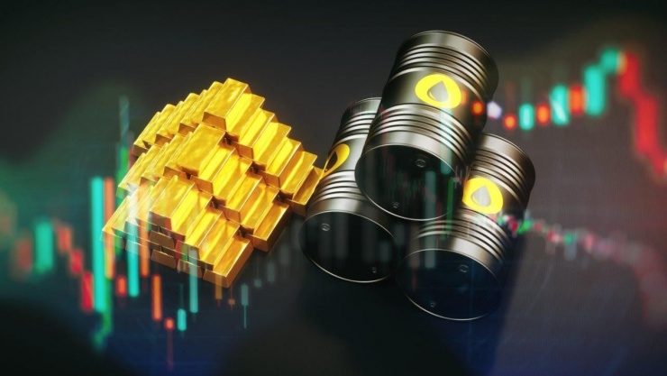 Giá dầu tăng mạnh, trong khi giá vàng giảm trong những ngày gần đây.