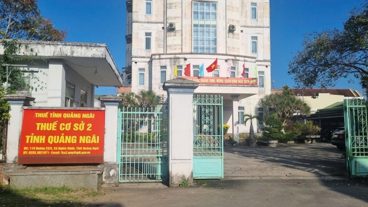Trụ sở Thuế Cơ sở 2 tỉnh Quảng Ngãi.