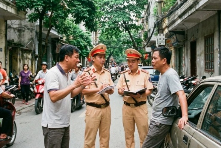 Từ vụ đập phá xe đỗ trước cửa nhà ở Hà Nội: Đường trước nhà là của ai?