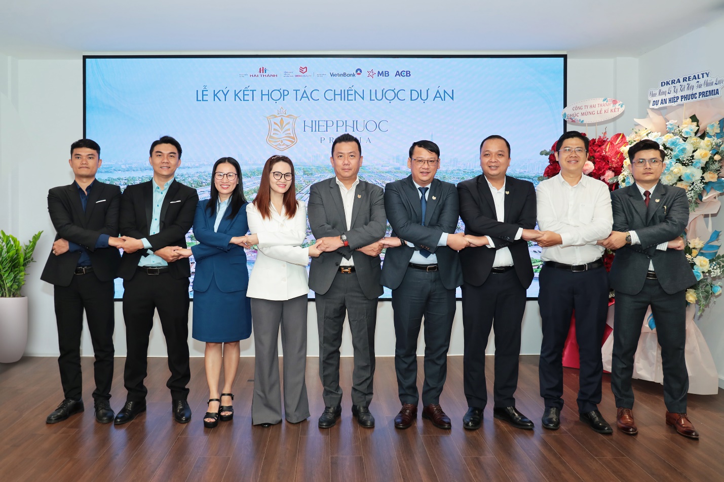 Hai Thành ký kết hợp tác chiến lược với loạt đối tác lớn, đánh dấu cột mốc mới của dự án Hiep Phuoc Premia (Ảnh: Quốc Dũng)