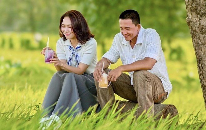 Mỹ Tâm và Mai Tài Phến trong phim mới.