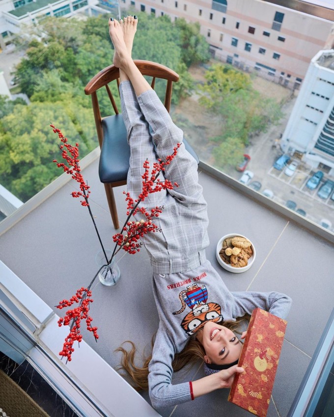 Góc ban công nhà Trần Khải Lâm. Ảnh: Instagram