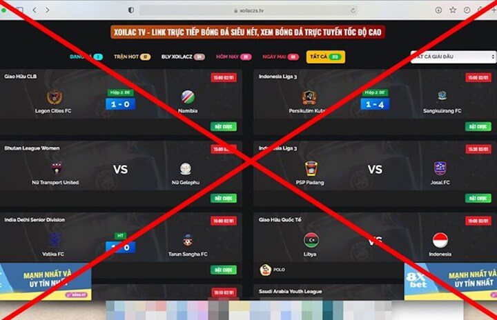 30 bị can đã bị khởi tố trong hệ thống Xôi lạc TV. (Ảnh: VTC News)