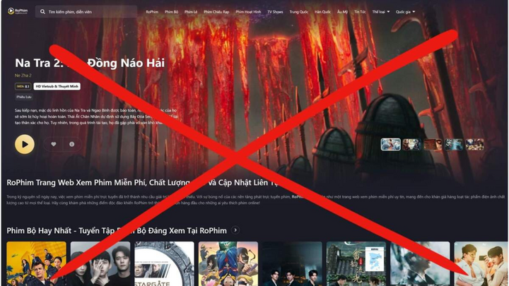 Người dùng đối mặt với nhiều rủi ro khi truy cập các web lậu. (Ảnh: VTC News)