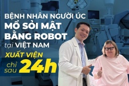 Bệnh nhân người Úc mổ sỏi mật bằng Robot tại Việt Nam xuất viện chỉ sau 24 giờ