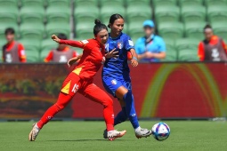 Video bóng đá ĐT nữ Đài Loan (TQ) - Việt Nam: Kịch tính & tranh cãi (Asian Cup)