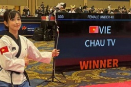 "Chị đẹp" Châu Tuyết Vân lại giành HCV trên đất Mỹ