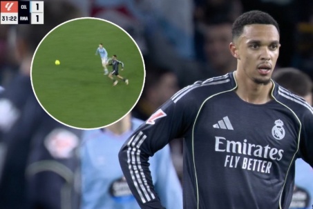 Alexander Arnold phòng ngự "ngáo ngơ", bị fan Real Madrid "tổng sỉ vả"