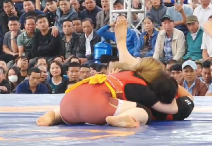 Cẩm Ly (đai vàng) thắng Đặng Thị Linh&nbsp;