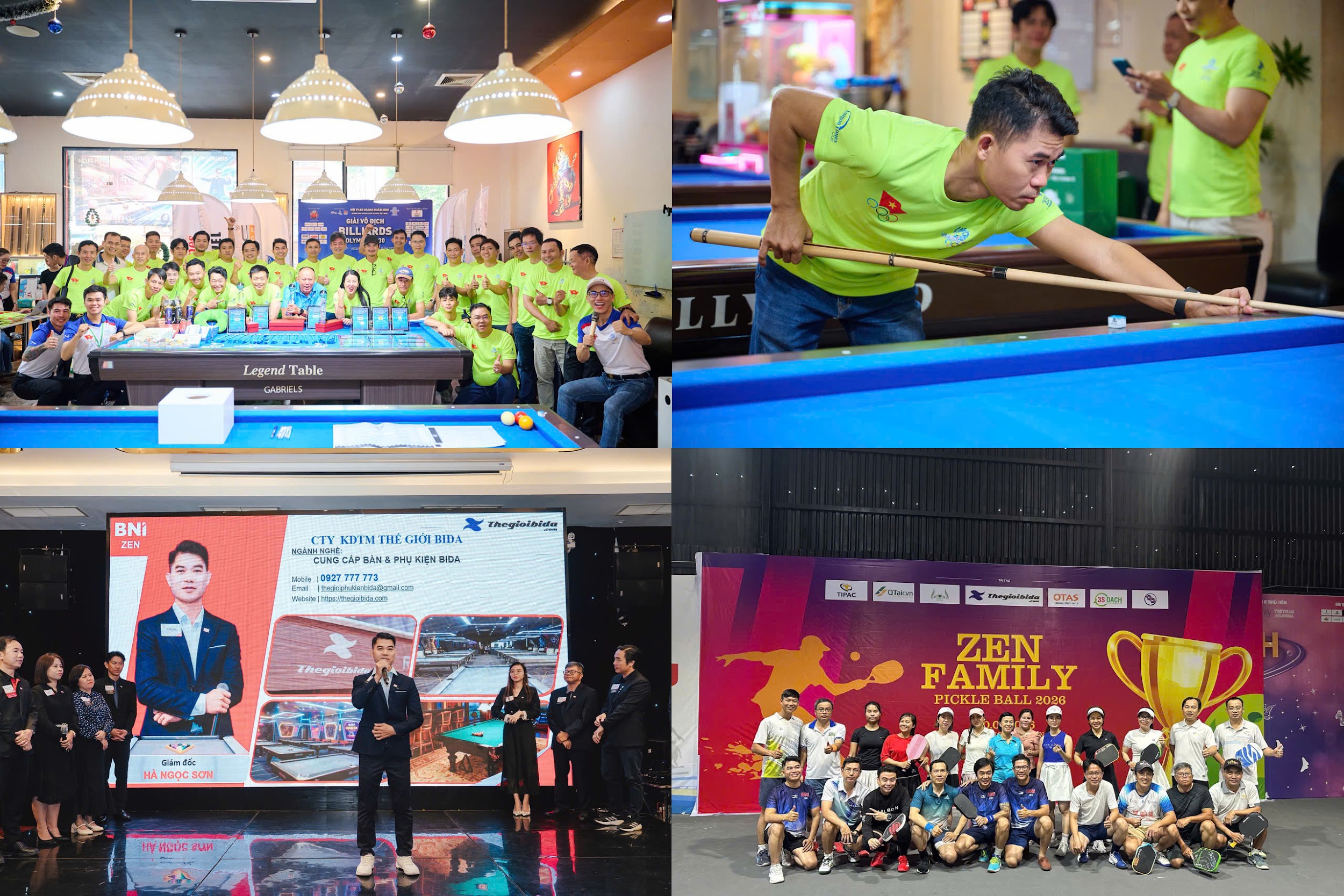 Anh Hà Ngọc Sơn và Thương Hiệu Thế Giới Bida tích cực tham gia vào các hoạt động cộng đồng