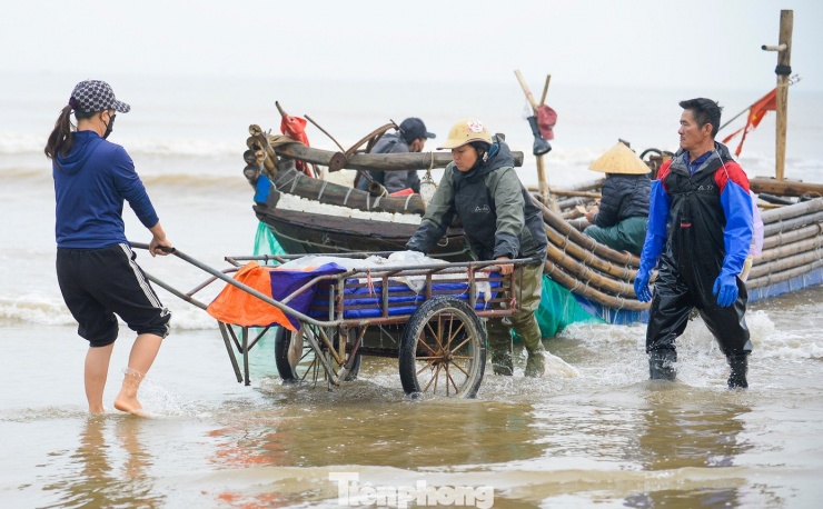 Mỗi chuyến biển thường bắt đầu từ khoảng 4h sáng và kéo dài đến 8h-9h thì trở về. Trung bình mỗi ngày, một thuyền có thể ra khơi 2-3 chuyến..