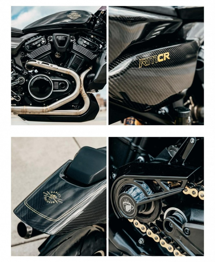 Harley-Davidson RMCR Concept gây chú ý với thân xe carbon, động cơ Revolution Max - 1