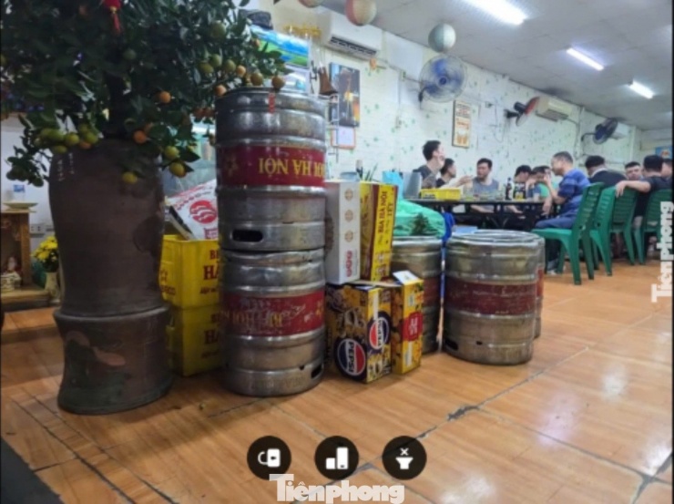 Khu vực tập kết hàng hóa của nhà hàng