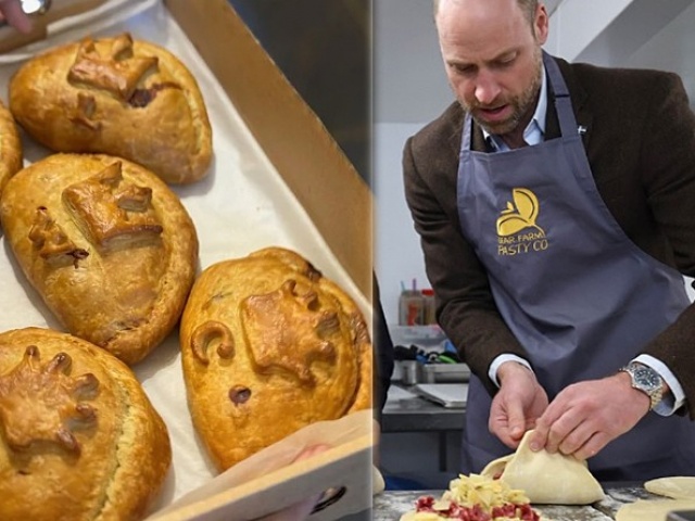 William làm bánh gối tặng vợ con