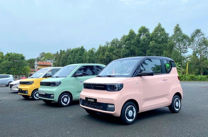 Wuling Mini EV là mẫu xe có kích thước nhỏ gọn nhất.
