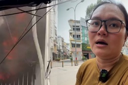 Người dân kể giây phút tháo chạy khỏi dãy nhà cháy ở TP HCM