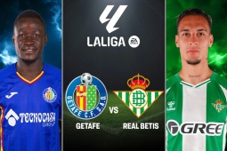 Trực tiếp bóng đá Getafe - Real Betis: Đội Antony bám đuổi top 4 (La Liga)