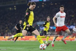 Video bóng đá Cologne - Dortmund: Bước ngoặt thẻ đỏ, hú vía phút bù giờ (Bundesliga)