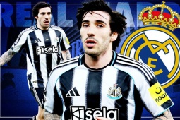 Real Madrid "xem giò" Tonali, tranh đua với Man City - Arsenal