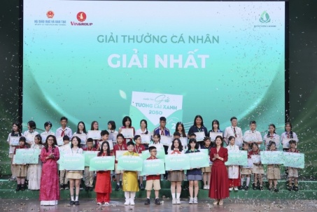 Lộ diện các quán quân giành giải thưởng 2,5 tỷ đồng của cuộc thi “Gửi tương lai Xanh 2050” mùa 2