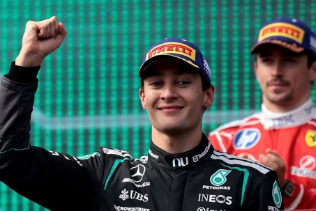 Đua xe F1, Australian GP: Russell thắng kịch tính, Hamilton ôm hận vì sai lầm