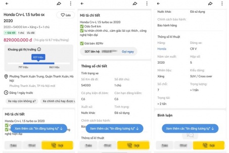 Chiếc Honda CR-V L 2023 "trắng, zin" giá tốt tháng Giêng