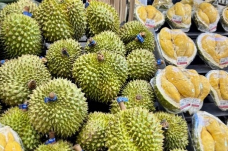 Giá cơm sầu riêng gần 600.000 đồng/kg, nhiều cửa hàng chỉ bán Ri6