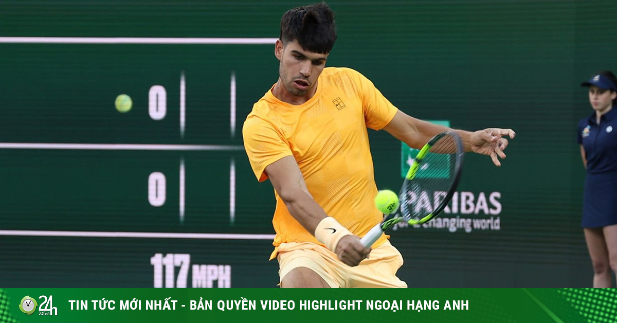 Video tennis Alcaraz - Dimitrov: Chóng vánh 66 phút, nối dài mạch thăng hoa (Indian Wells)