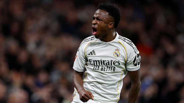Real Madrid đang phụ thuộc vào Vinicius khi vắng Mbappe