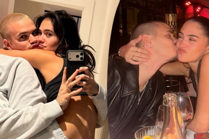 Romeo Beckham bế bổng bạn gái trong ảnh mừng ngày Quốc tế Phụ nữ