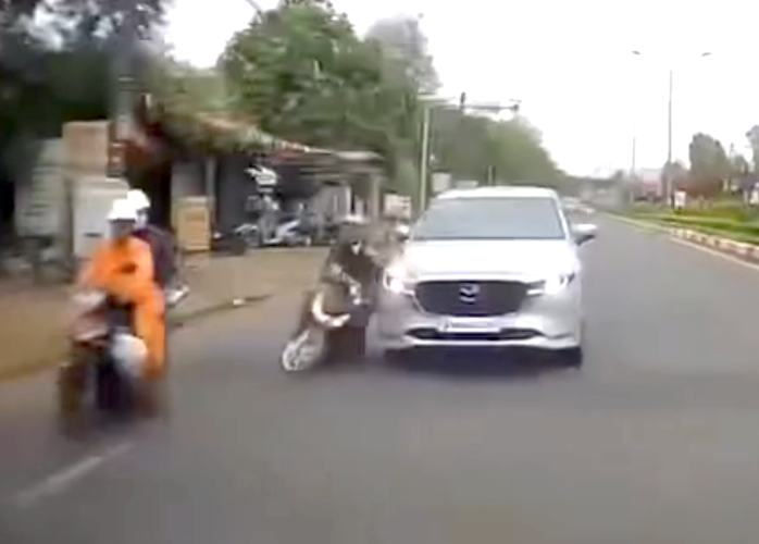 Hiện công an đang xác định người điều khiển và truy tìm ô tô gây tai nạn rồi bỏ chạy