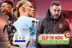 Man City dè chừng "thói quen" đặc biệt của Real Madrid, HLV De Zerbi muốn tới MU (Clip tin nóng)