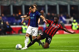 Video bóng đá AC Milan - Inter Milan: Bước ngoặt cuối hiệp 1, sống dậy cuộc đua vô địch (Serie A)