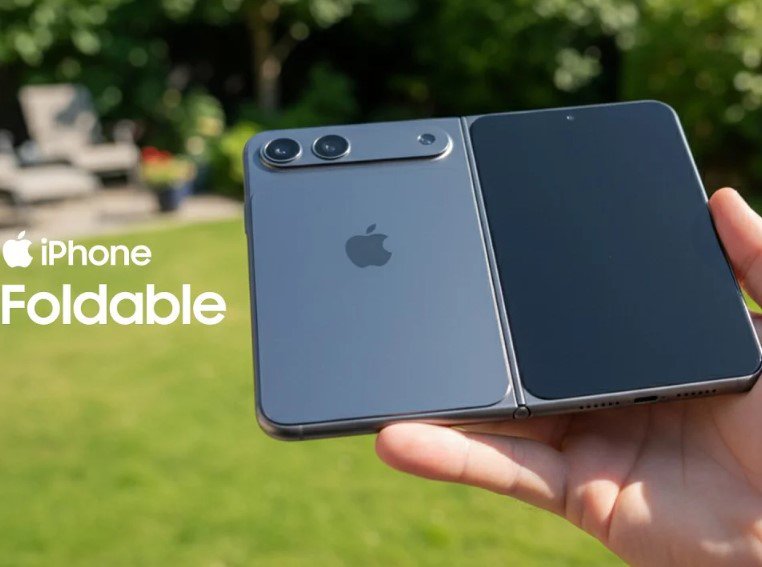 Ảnh concept&nbsp;iPhone màn hình gập.