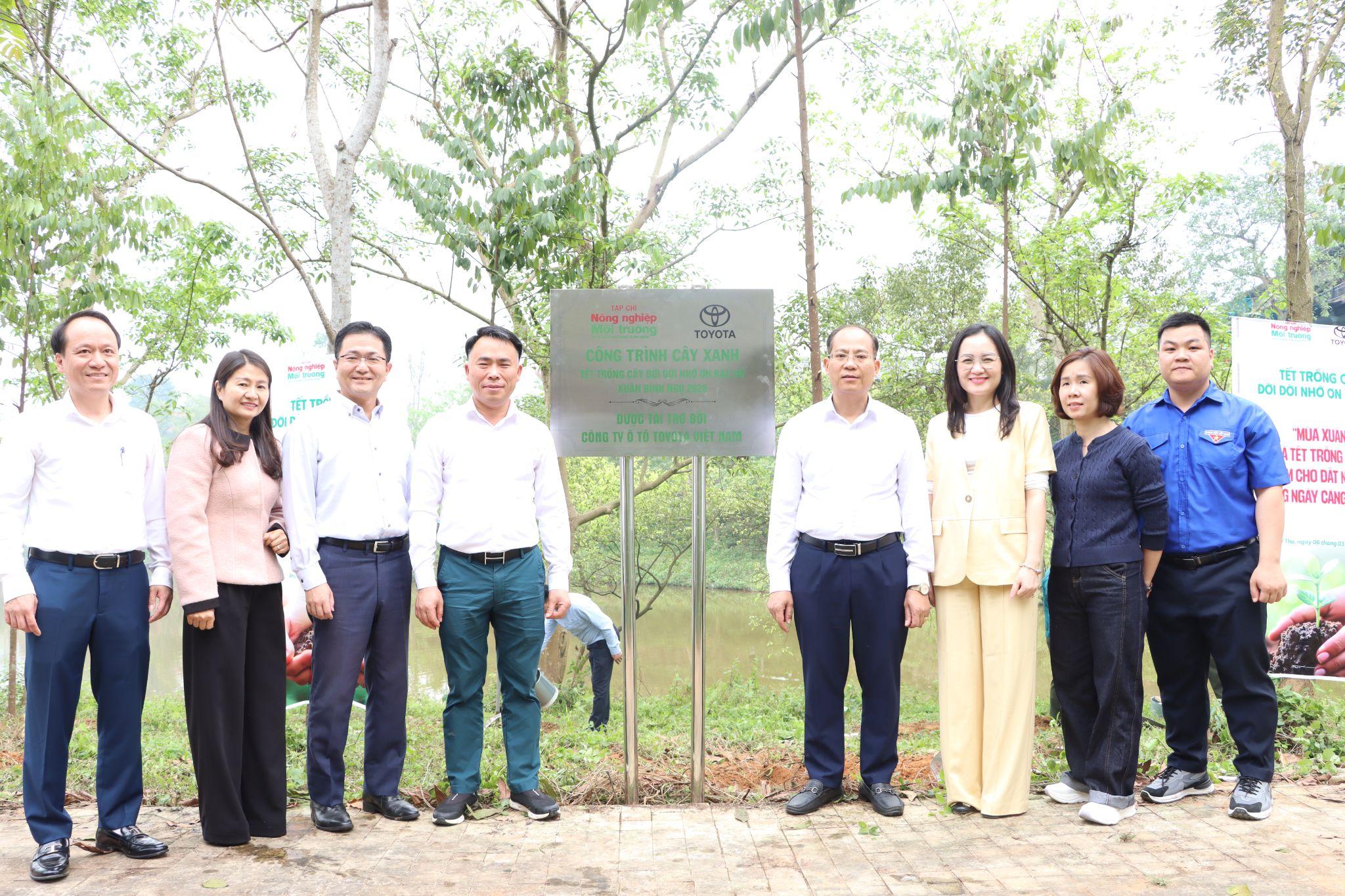Toyota Việt Nam đã có 7 năm liên tiếp đồng hành cùng chương trình “Tết trồng cây đời đời nhớ ơn Bác Hồ”